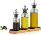 Бутылка для масла и уксуса AdHoc Aroma Pour, 120 мл, стекло, прозрачная — фото 2