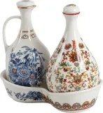 Набор для масла и уксуса Seletti Hybrid Thelme, 2 предмета, фарфор, разноцветная — фото 2