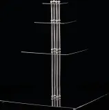 Тортница сервировочная Ferm Living Orbelle, круглая, нержавеющая сталь, 30 см, серебристая — фото 4