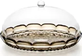 Тортница сервировочная Guzzini Vanity, круглая, пищевой пластик, 30 см, серая — фото 1