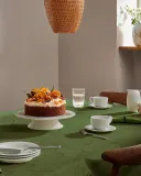 Тортница сервировочная K hler Hammersh i Poppy, круглая, фарфор, 30 см, белая — фото 2