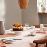 Тортница сервировочная K hler Hammersh i Poppy, круглая, фарфор, 30 см, белая — фото 3