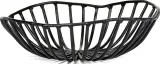 Корзина для сервировки Serax Catu Metal Sculptures, круглая, нержавеющая сталь, 15 см, чёрная — фото 1