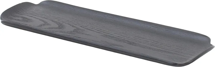 Поднос сервировочный Bosign Countertop, прямоугольный, дерево, 33 11,5 см, чёрный
