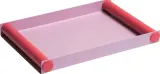 Поднос сервировочный Design Letters Ray, прямоугольный, нержавеющая сталь, 30 20,5 см, фиолетовый — фото 1