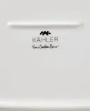 Поднос сервировочный K hler Hammersh i, овальный, фарфор, 40 40 см, белый — фото 1