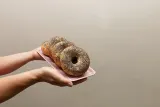 Поднос сервировочный Muurla Checks Stripes, прямоугольный, дерево, 27 13 см, розовый — фото 2
