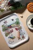 Поднос сервировочный Muurla Emil, прямоугольный, дерево, 27 20 см, разноцветный — фото 2