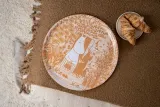 Поднос сервировочный Muurla Muminki Wild Garden, круглый, дерево, 40 см, оранжевый — фото 3