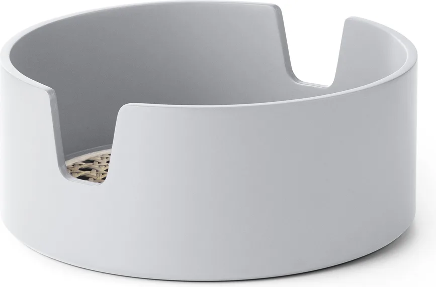 Поднос сервировочный normann copenhagen salon, круглый, дерево, серый · арт. fabr 356965
