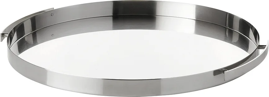 Поднос сервировочный Stelton AJ, круглый, нержавеющая сталь, 33,5 см
