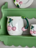 Кувшин Bloomingville, Berrie, 1790 мл, каменная керамика, розовый — фото 1