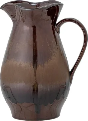 Кувшин Bloomingville, Dahlia, 1800 мл, каменная керамика, коричневый