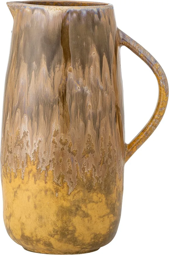 Кувшин Bloomingville, Lacey, 1720 мл, каменная керамика, коричневый