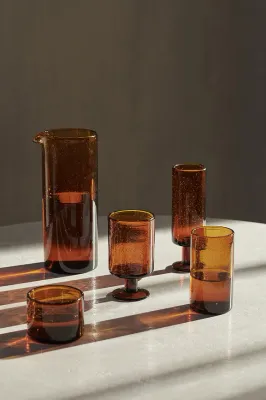 Кувшин Ferm Living, Oli, 1000 мл, стекло, оранжевый