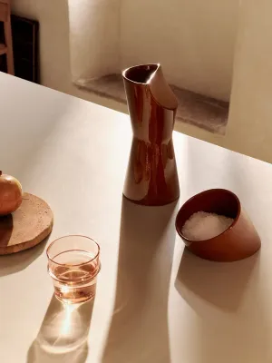 Кувшин Ferm Living, Sola, 1000 мл, керамика, коричневый