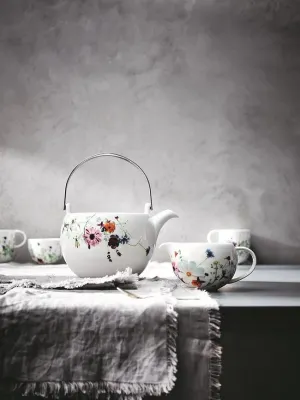 Кувшин Rosenthal, Brillance Wiosenny Ogrod, 1350 мл, фарфор, белый