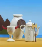 Кувшин Seletti, Wood Ware, фарфор — фото 2