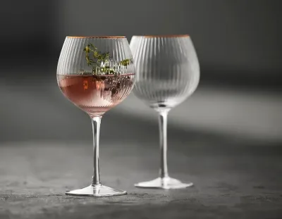 Набор 4 бокала lyngbyglas, palermo gold, 4 шт., стекло, прозрачный · арт. fabr 23714