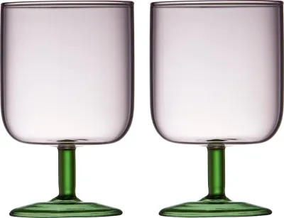 Набор 2 бокала LyngbyGlas, Torino, 2 шт., стекло, розовый · арт. fabr 30205