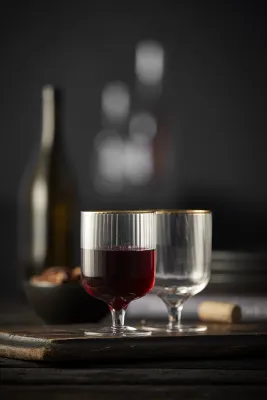 Набор 4 бокала LyngbyGlas, Palermo Gold, 4 шт., стекло, прозрачный · арт. fabr 12058