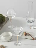 Набор 2 бокала Orrefors, Intermezzo Bouquet, 2 шт., хрустальное стекло, золотой — фото 3