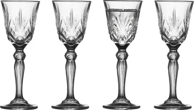 Набор 4 бокала LyngbyGlas, Melodia, 4 шт., хрустальное стекло, прозрачный · арт. fabr 31133