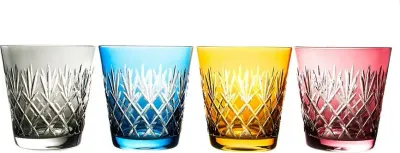 Набор 4 бокала Huta Julia, Ananas, 4 шт., хрустальное стекло, многоцветный · арт. fabr 21194