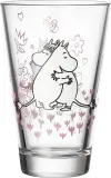 Набор 2 стакана Arabia Finland, Muminki Love 30, 2 шт., стекло, розовый — фото 3