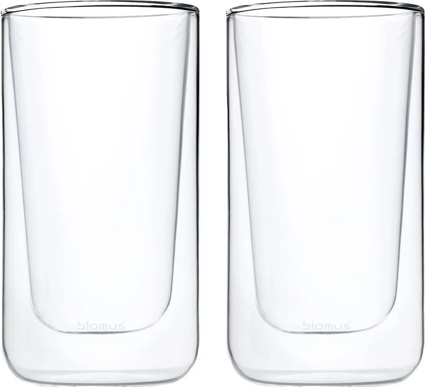 Набор 2 стакана Blomus, do caffe latte Nero, 2 шт., стекло