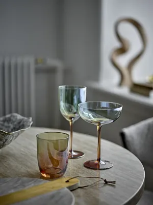 Набор 4 стакана Bloomingville, Aston brazowe, 4 шт., стекло, коричневый