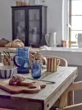Набор 4 стакана Bloomingville, Tabby, 4 шт., стекло, синий — фото 1