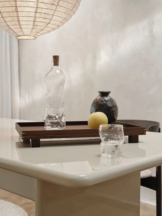 Набор 2 стакана Ferm Living, Dimple, 2 шт., стекло, прозрачный