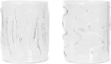Набор 2 стакана Ferm Living, Doodle, 2 шт., боросиликатное стекло, прозрачный — фото 1