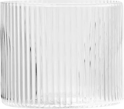 Набор 4 стакана ferm living, ripple niskie, 4 шт., стекло, прозрачный · арт. fabr 5438