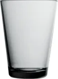 Набор 2 стакана Iittala, Kartio szare, 2 шт., стекло, серый — фото 1