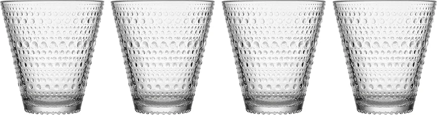Набор 4 стакана Iittala, Kastehelmi przezroczyste, 4 шт., стекло, прозрачный