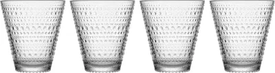 Набор 4 стакана Iittala, Kastehelmi przezroczyste, 4 шт., стекло, прозрачный