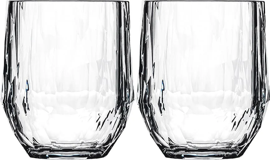Набор 2 стакана Koziol, Club No. 23 Superglas, 2 шт., стекло, прозрачный