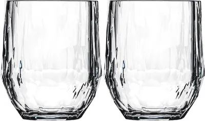 Набор 2 стакана Koziol, Club No. 23 Superglas, 2 шт., стекло, прозрачный