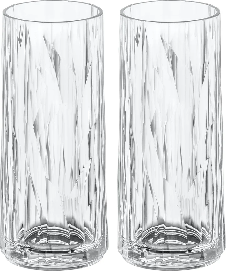 Набор 2 стакана Koziol, Club No. 3 Superglas, 2 шт., пластик