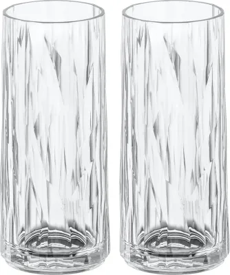 Набор 2 стакана Koziol, Club No. 3 Superglas, 2 шт., пластик