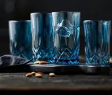 Набор 4 стакана lyngbyglas, sorrento, 4 шт., стекло, синий · арт. fabr 32746 — фото 1