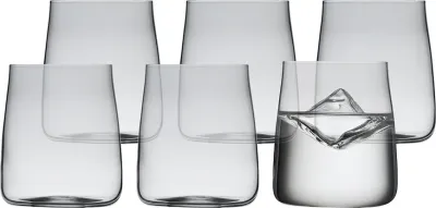 Набор 6 стаканов LyngbyGlas, Zero przezroczyste, 6 шт., хрусталь, прозрачный