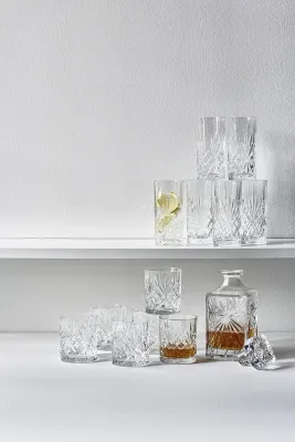 Набор 6 стаканов LyngbyGlas, do drinkow i napojow Melodia, 6 шт., хрусталь, прозрачный