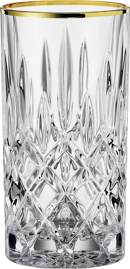 Набор 2 стакана Nachtmann, Noblesse Gold, 2 шт., хрусталь, прозрачный