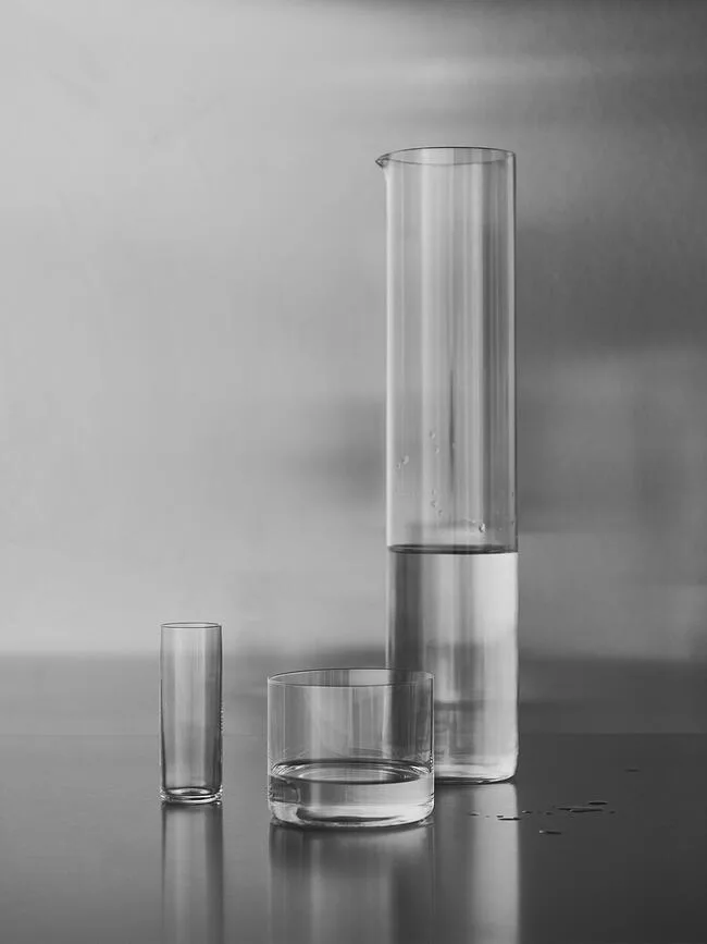 Набор 2 стакана Orrefors, Geometry, 2 шт., хрустальное стекло, прозрачный