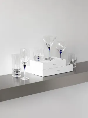 Стакан Orrefors, Intermezzo, 250 мл, хрустальное стекло, синий