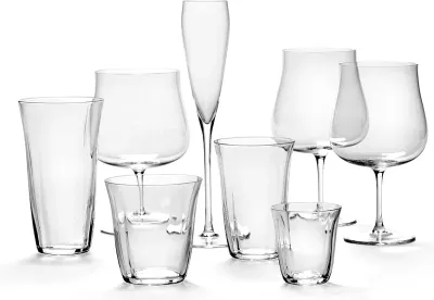 Набор 4 стакана Serax, Silhouette, 4 шт., стекло, прозрачный · арт. fabr B2225004-050