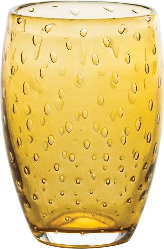 Стакан Zafferano, Bolicante, 350 мл, стекло, жёлтый